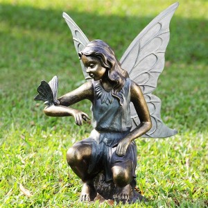 SPI Home Fairy and Butterfly Grace Garden Sculpture - 1 of 2