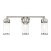 Livex Lighting Hillcrest 3 - Light Vanity in  Brushed Nickel - 3 of 4