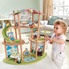 Hape: Pandas Bamboo House - 25pc Wooden & Bamboo 3 Level Doll House,Ages 3+ - 2 of 4