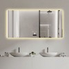 NicBex LED Bathroom Mirror,Anti-Fog Vanity Mirrors for Wall,3 Colors Dimmable,Bathroom Mirrors for Over Sink Horizontal/Vertical,Silver - 2 of 4