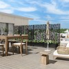 PexFix Outdoor Metal Trellis with Planter Box in Street Pattern - 4 of 4