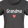Women's - Instant Message - Grandma Heart Graphic T-shirt Dress - 2 of 4