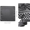 Allegra K Women's Satin Printed Square Kerchief Neck Scarf 2Pcs - 3 of 4