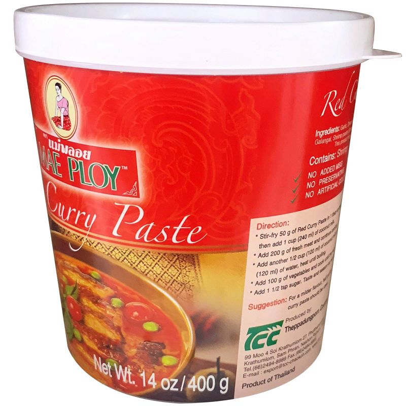 Mae Ploy Red Curry Paste - 14oz, 4 of 5