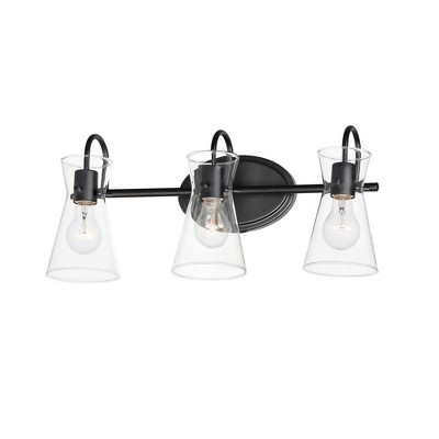 Maxim Lighting Ava 3 - Light Vanity in  Black