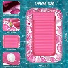 Jasonwell 4‑in‑1 Inflatable Tanning Lounger — Sun Tan Tub & Pool Raft, Water‑Filled Mat/Pad for Adults & Kids (Large) - Rose Pink - 4 of 4