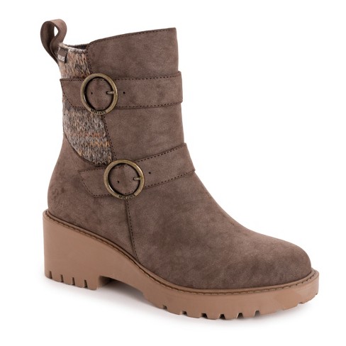 Muk Luks Women's Finley Faith Boots, Coffee, 11 : Target