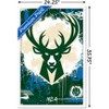Trends International NBA Milwaukee Bucks - Maximalist Logo 23 Framed Wall Poster Prints - 3 of 4