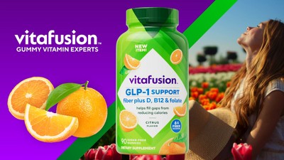 glp 1 and vitamin d Vitafusion GLP-1 Fiber Supplement Gummies