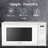 Farberware Countertop Microwave Oven with LED Display, 6 Auto-Cook Settings, 10 Power Levels, Defrost, and Child Safety Lock - 2 of 4