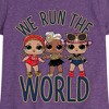 Girls' - LOL Surprise! - Grrrls Run the World Fitted Short Sleeve Graphic T-Shirt - 2 of 4