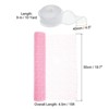Unique Bargains Floral Bouquet Craft Packaging Mesh Gift Wrap Paper with Ribbon 1 Set - 2 of 4