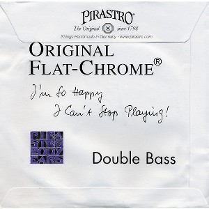 Pirastro Original Flat Chrome Bass Strings Set 3/4 Size - 1 of 1