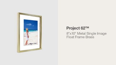 10.4 X 12.4 Matted To 8 X 10 Thin Metal Tabletop Frame Brass - Project  62™ : Target