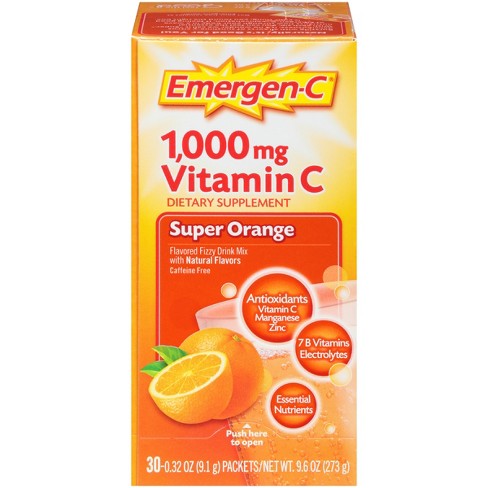 Emergen-C® Super Orange flavored Vitamin C drink mix ...