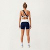 Anna-Kaci Active Women's V-Neck Cross Front Colorblock Sports Bra with Wide Straps and Supportive Elastic Band - 4 of 4