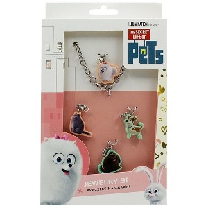 Nerd Block The Secret of Life of Pets Jewelry Set Bracelet & 4 Charms - 1 of 2