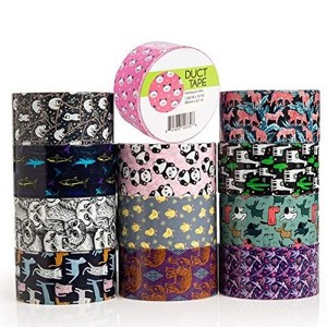 Simply Genius 12-Pack Decorative Duct Tape Rolls - 1.88 in x 10 yd ...