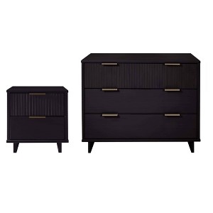 Manhattan Comfort 2pc Granville Dresser and Nightstand Bedroom Set - 1 of 4