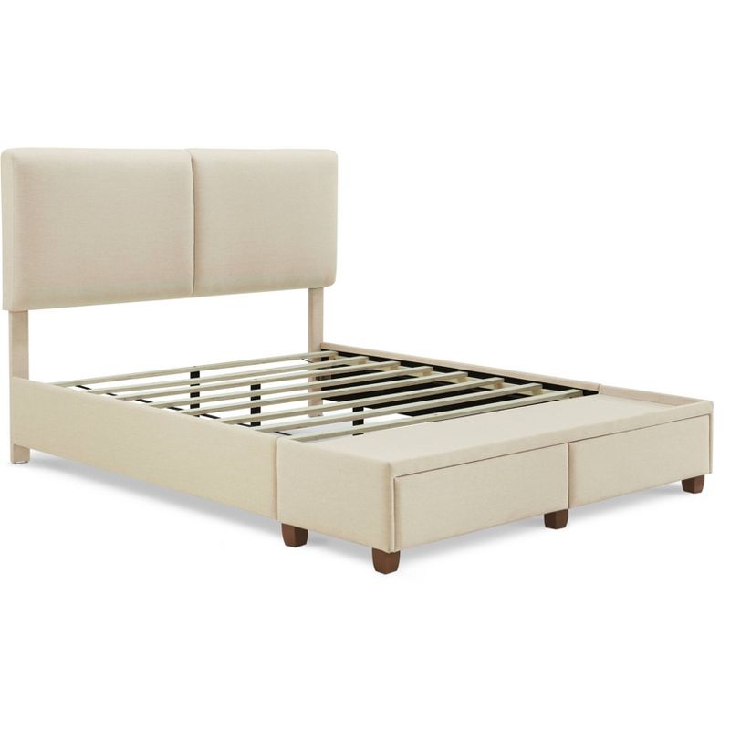 Maxwell Storage Bed with Adjustable Height Headboard - Finch, 2 of 17