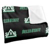 Delta State University Logo Pattern Silky 50x60 Blanket, 1 Sided - 3 of 4