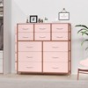 Whizmax 12 Dresser Drawer for Bedroom, Chest of Drawers, Wide Fabric Storage Drawer with Wood Tabletop for Kids Room, Closet, Hallway, Entryway - 4 of 4