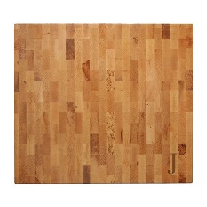 Personalization Mall Initial Personalized Butcher Block Cutting Board, 16" x 18 " - 1 of 1