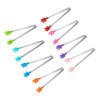 Unique Bargains Stainless Steel Silicone Tips Cooking Grilling Food Tongs 8 Pcs - 3 of 4