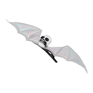 Unique Bargains Women's Halloween Funny Bat Wing Skull Hair Clip 1 Pc - 1 of 4