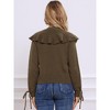 Jess by Meiko Women's Lightweight Flouncy Tie Cardigan - 4 of 4