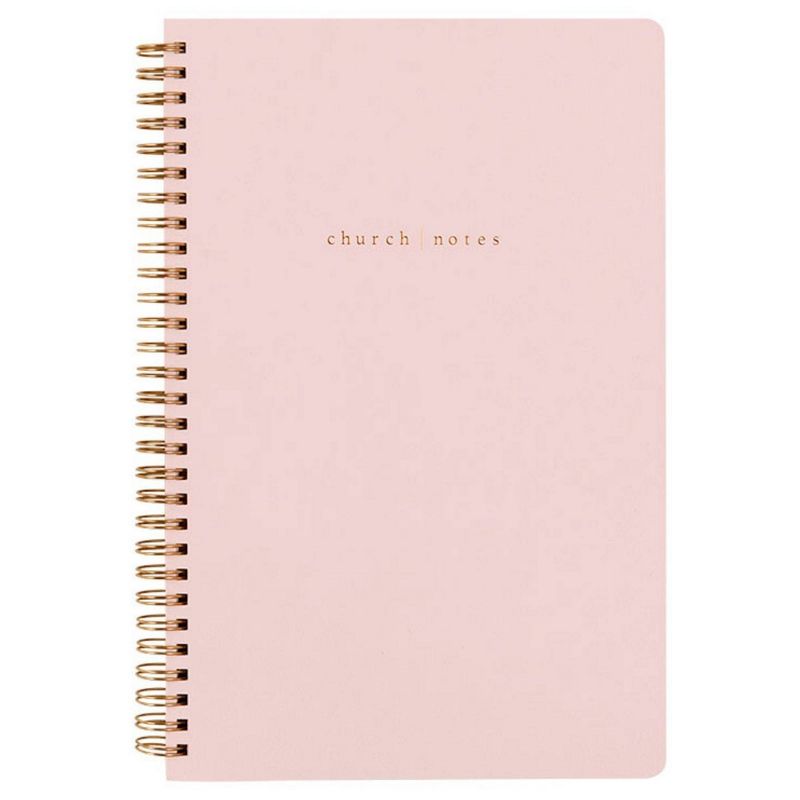 College Ruled 1 Subject Spiral Notebook Blush - Church Notes, 1 of 8