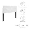 Modway Mercy Chevron Tufted Performance Velvet Twin Headboard – Modern Upholstered Headboard with Geometric Stitching – Fits Twin Bed Frames - 2 of 4