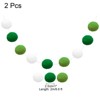 Unique Bargains Colorful Felt Ball Flexible Wear-resistant Pom Pom Garland 2 Pcs - 2 of 4