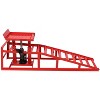 ORRD 5 Ton Hydraulic Car Service Ramps with Pedal, Auto Truck Lift Repair Frame (2 Pack), Red - 2 of 4