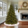 54" Multicolor HGTV Home Collection Boho Velvet Snowflake Embroidered Tree Skirt - National Tree Company - image 2 of 4