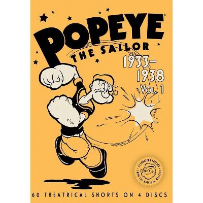 Popeye the Sailor: 1933-1938 (DVD)(2019)