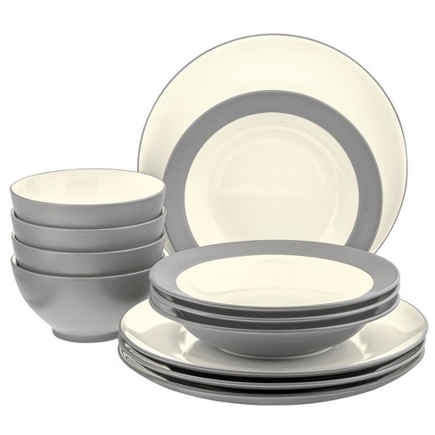 Noritake Colorwave Slate 12 piece Coupe Set Target