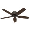 Hunter 52" Newsome Lighted Ceiling Fan Premier Bronze with Roasted Walnut Blades - 2 of 4
