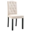 vidaXL Dining Chairs 4 pcs Cream Fabric - 3 of 4