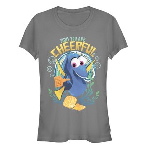 Juniors Womens Finding Dory Cheerful Mom T-Shirt - 1 of 3