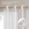 KWPZQEB Sheer Curtains - Home Decoration Grommet Airy & Lightweight Elegant Window Treatments with Light Filtering for Bedroom (1 Pcs, 50x84'' /95'') - 4 of 4