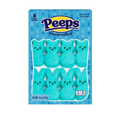 Peeps Easter Blue Bunnies - 4.5oz/12ct