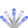 Brite Star LED Swag Christmas Lights - Blue and White - 7.5' White Wire - 150ct - 2 of 3