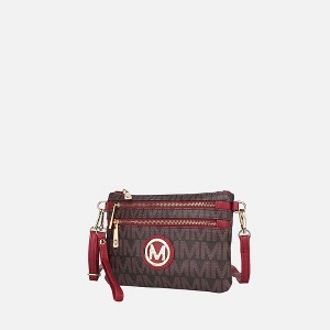 MKF Collection Geneve M Signature Crossbody Wristlet Bag by Mia K - 1 of 4