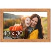 PosterPalooza | Shabby Chic Orange Picture Frame - UV Acrylic, Backing Board, Hanging Hardware Included - 2 of 4