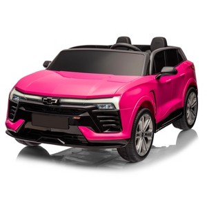 24V Kids Ride On Car, 2-Seater SUV Licensed Chevrolet Blazer Electric Car w/Parent Remote Control, 3 Speeds - 1 of 4