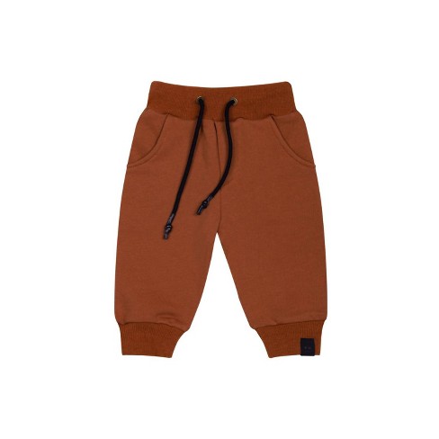 Boy's Baby Terry Joggers - OMAMImini - image 1 of 3