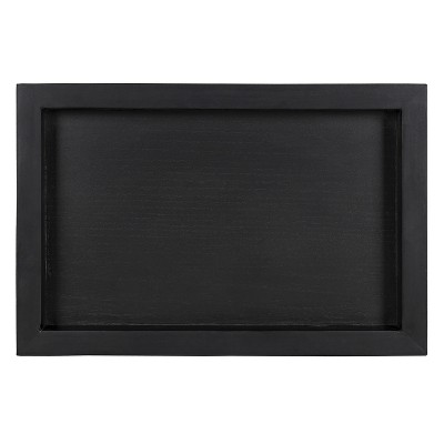 Lockridge 31'' Black Wood and Metal Modern C-Table