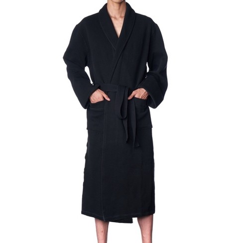 Alpine Swiss Mens Cotton Blend Shawl Robe Lightweight Duster Knit Spa ...