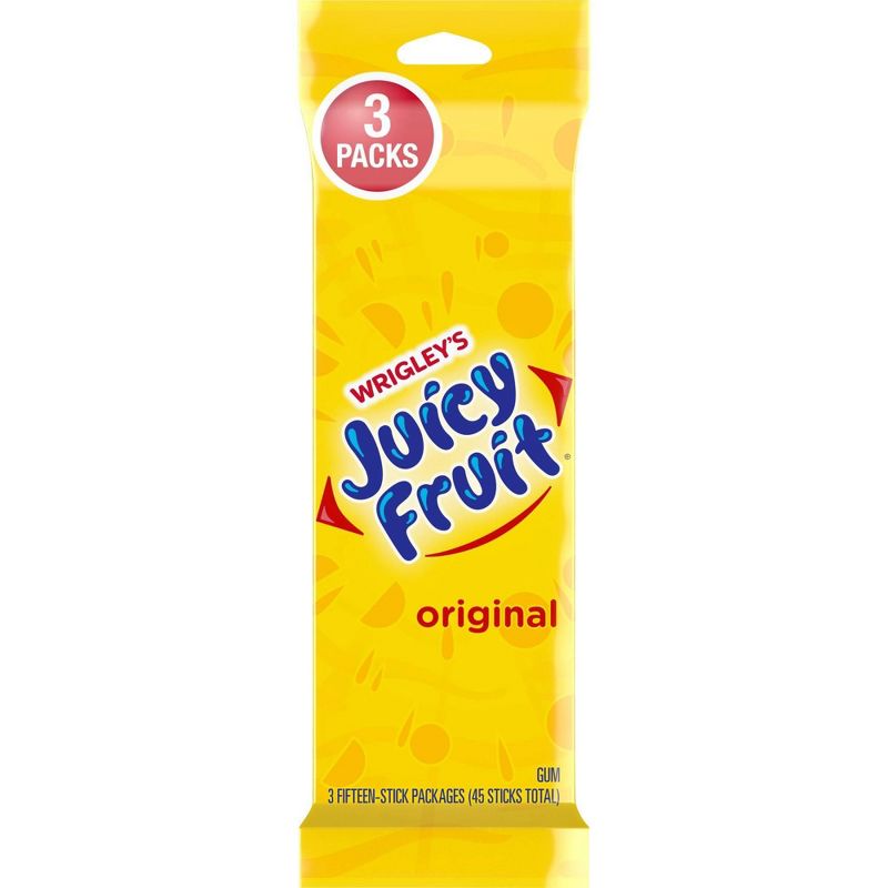 Juicy Fruit Gum - 15 sticks/3pk, 1 of 6